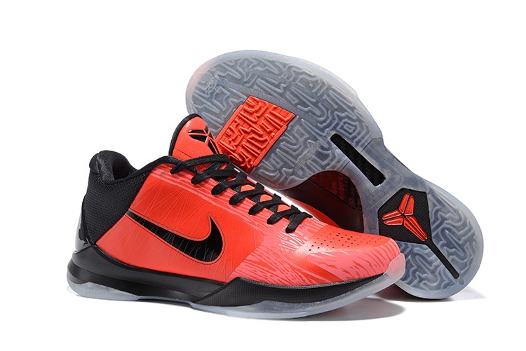 Nike Kobe 5 All Star Red Black Shoes - Click Image to Close
